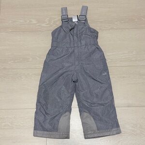 3/$10 Gerry Weber Kids Gray Snow Bib Overalls